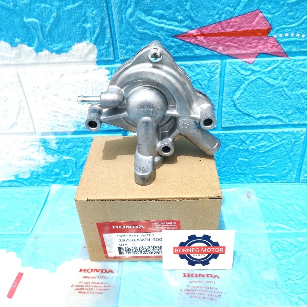WATERPUMP KWN/KZR UNTUK MOTOR HONDA VARIO 125, VARIO 150,PCX (POMPA AIR RADIATOR)