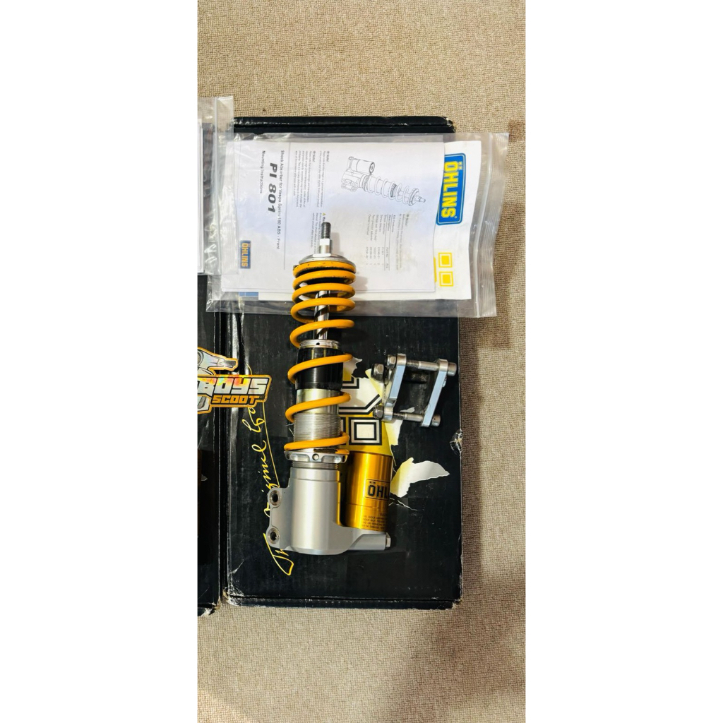 shock ohlin front pi 801 fullbox lengkap