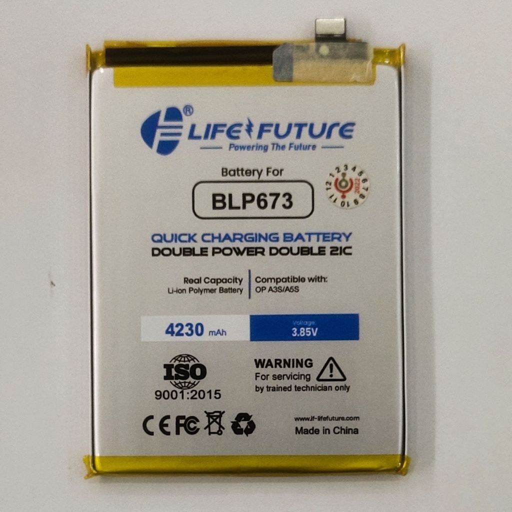 BATERAI OPPO BLP673 / BATRE OPPO A5S / A3S / BATTERY OPPO BLP673 DOUBLE POWER
