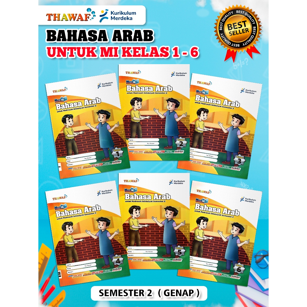 LKS THAWAF MI BAHASA ARAB KELAS 1- 6 SEMESTER 2 2025 - 2026 KURIKULUM MERDEKA