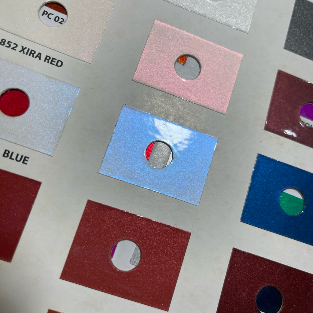 Efek Biru Xirallic PU