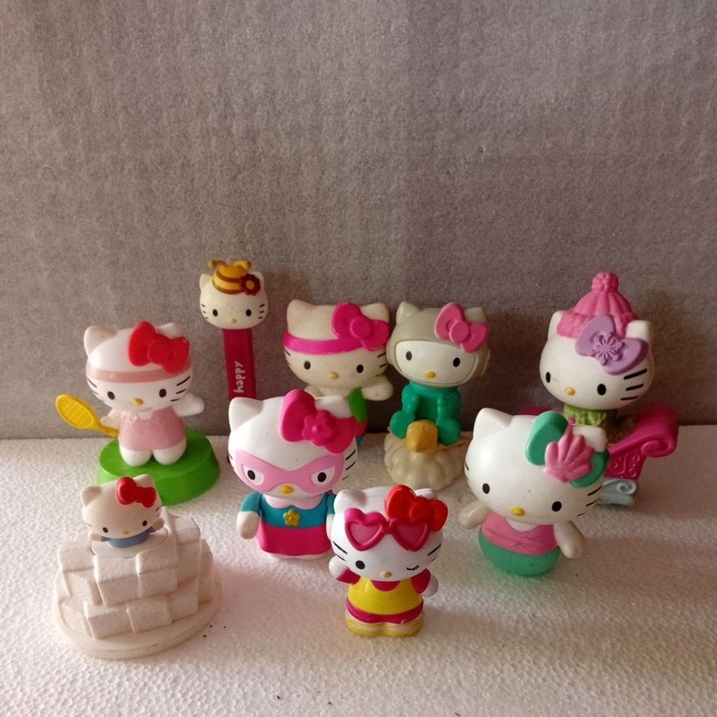 Mainan Hello Kitty Mcd 9pcs Take All