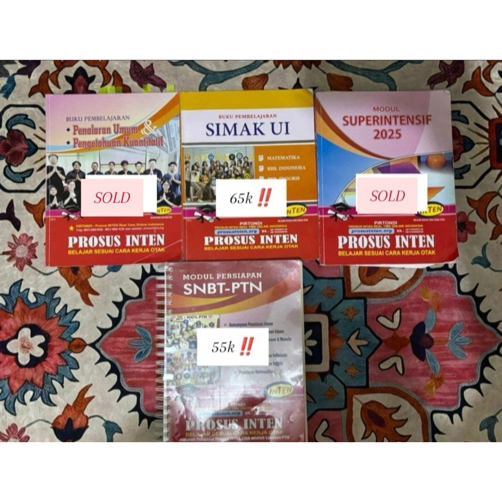 (Preloved) Modul Inten SIMAK UI 2025