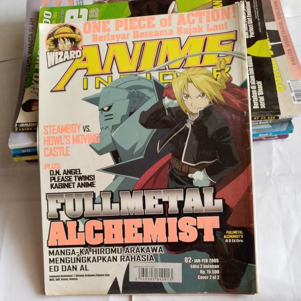 MAJALAH ANIME INSIDER.FULL METAL ALCHEMIST