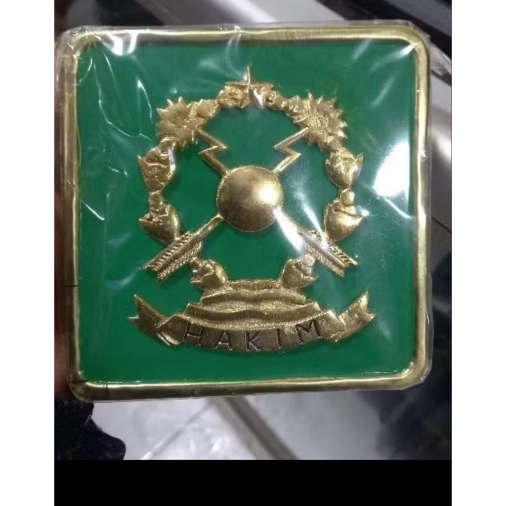 Plat Mobil Hakim 1 pasang