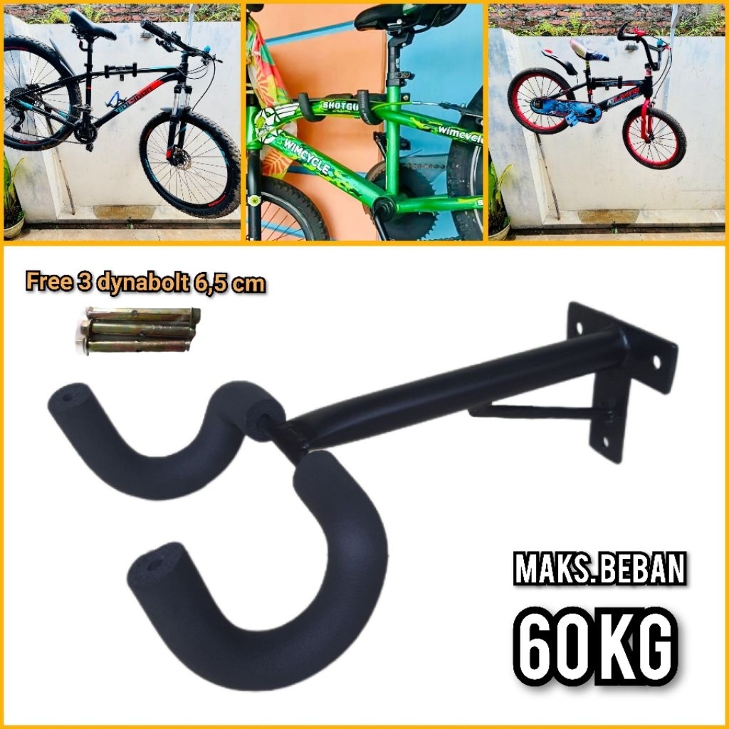 Gantungan Sepeda Premium Hanger Sepeda Dinding Bike Hanger