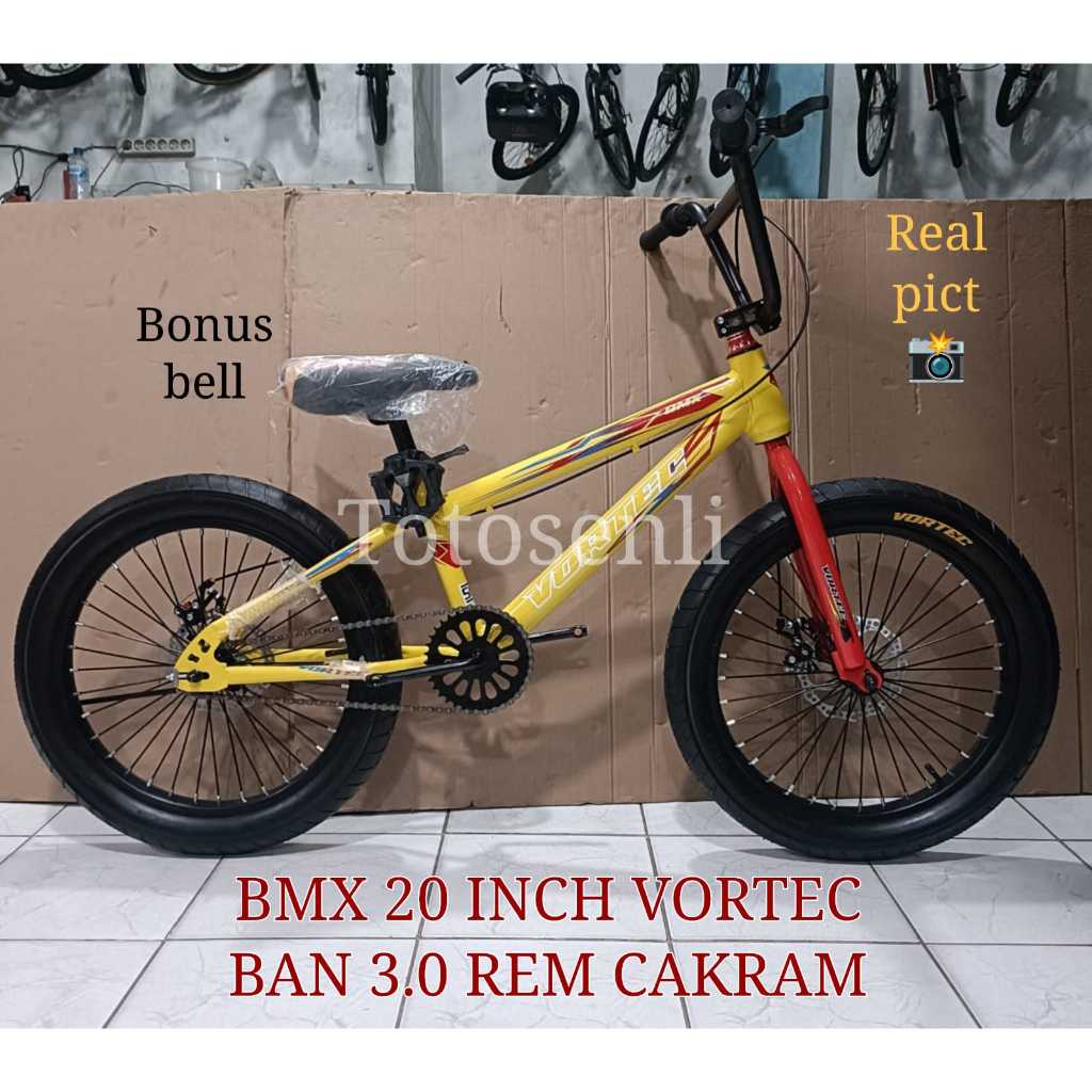 sepeda anak bmx 20 vortec-montana vito rem cakram 3.0 sepeda bmx