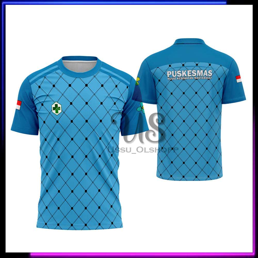 Kaos Jersey Puskesmas Perawat Bidan Terbaru Free Custom Nama Tulisan