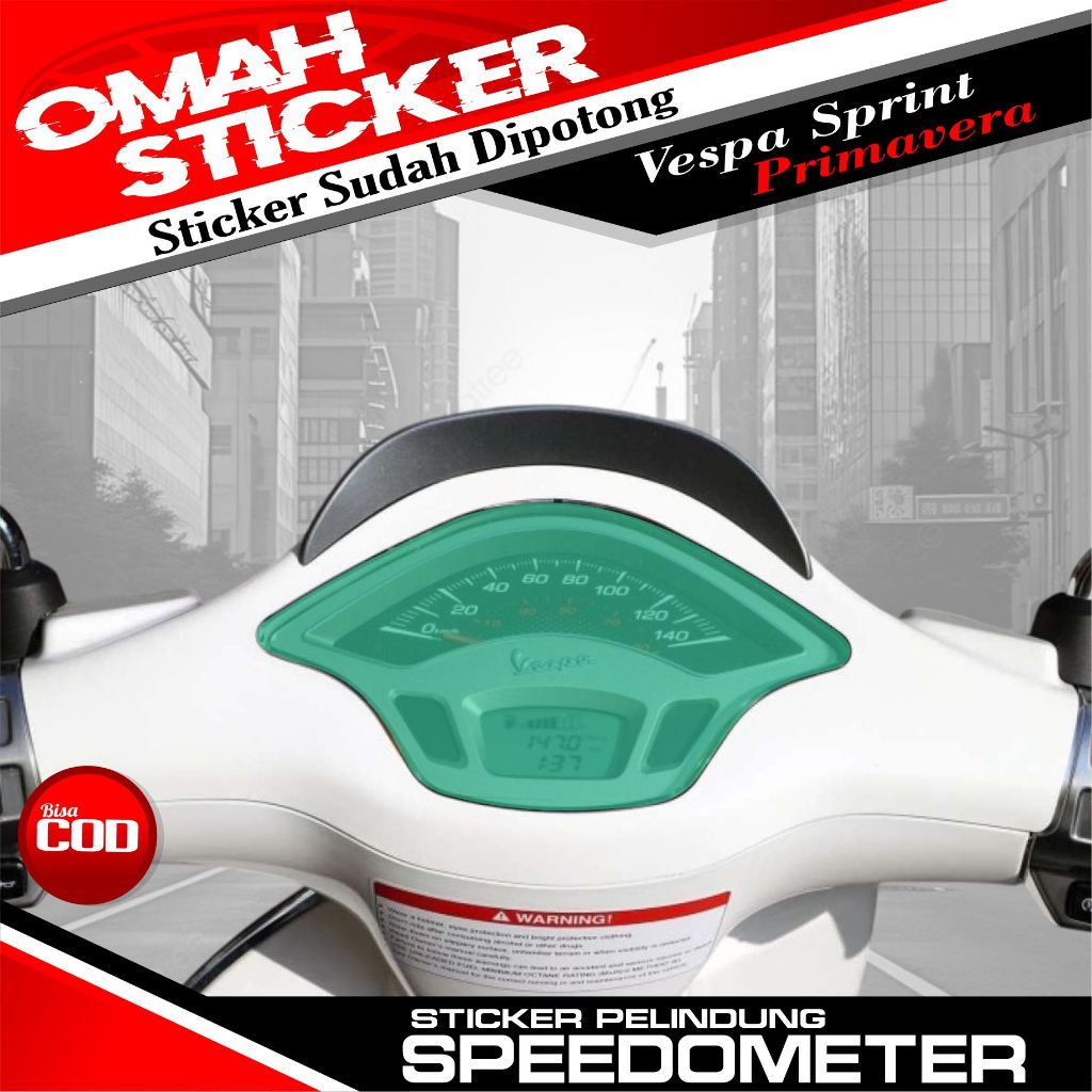 Stiker Pelindung Spido Vespa Sprint dan Primavera | Stiker antigores Vespa  Sprint dan Primavera | S