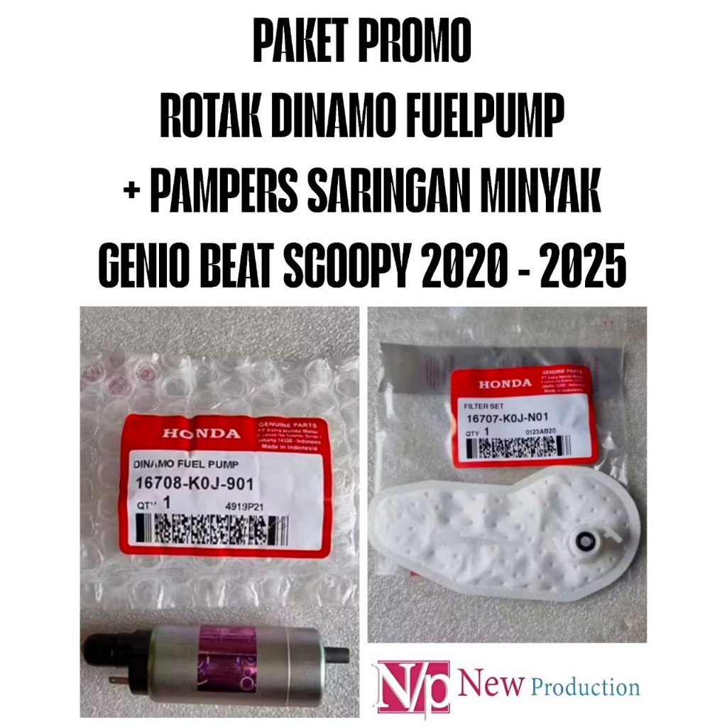 PROMO ROTAK + PAMPERS GENIO BEAT SCOOPY 2020 - 2025 ORI IMPOR HONDA