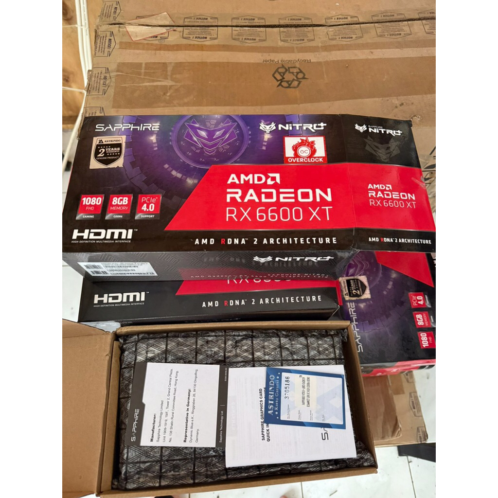 Sapphire NITRO+ AMD Radeon RX 6600 XT 8GB GDDR6