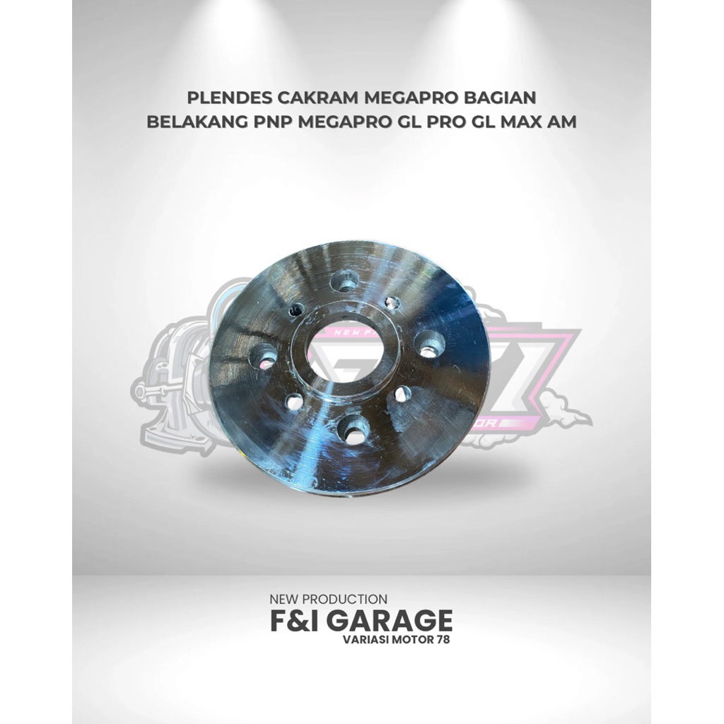 Plendes Cakram Megapro Bagian Belakang PNP Megapro GL Pro Gl Max AM
