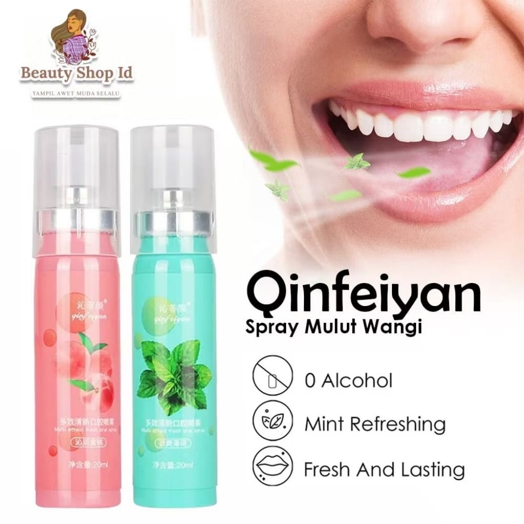 Spray Parfum Mulut 20ml / Spray Pewangi Mulut Tahan Lama Penghilang Bau Mulut Permanen