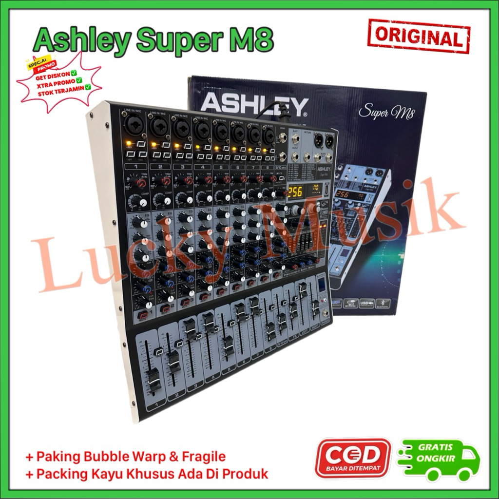 Mixer Ashley Super M8 8channel Compressor Original Mixer Ashley superm8 Mixing 8 the best Paling Lar