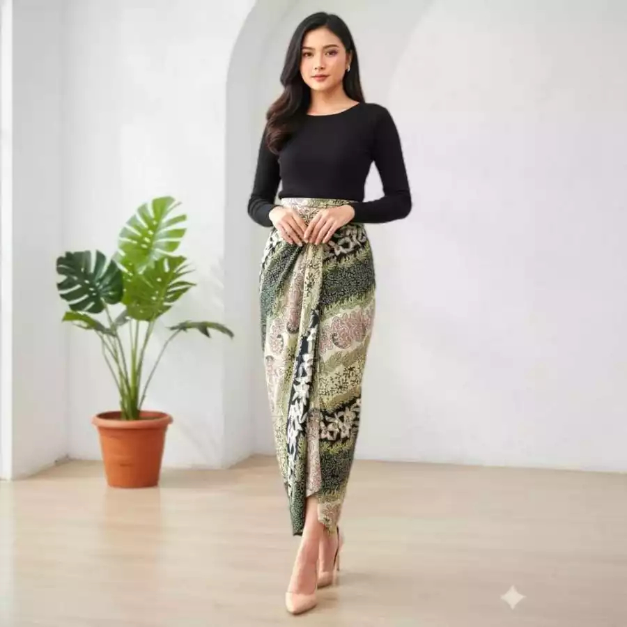 Rok lilit batik motif modern kain batik terbaru rok kondangan Rok lilit batik premium