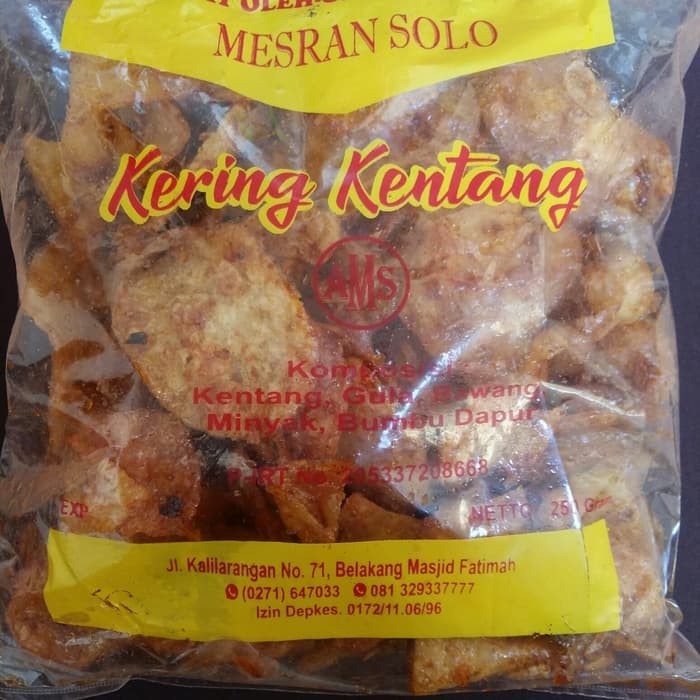 kering kentang mesran solo