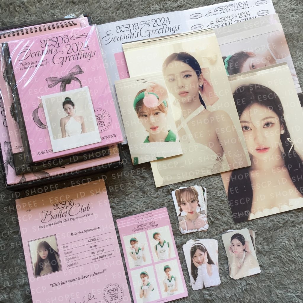 Sharing AESPA Season's Greetings 2024 | SG24 | season greeting