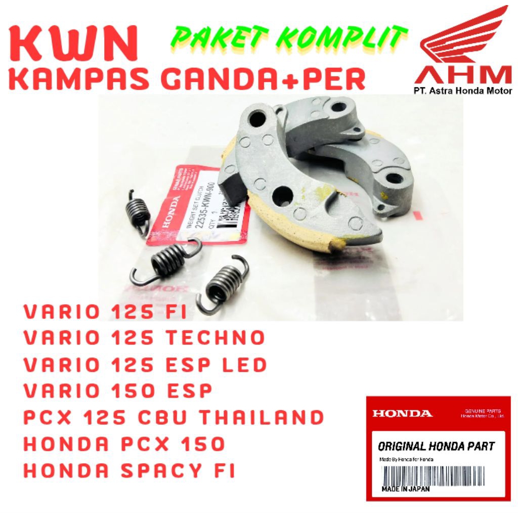 KWN ORIGINAL KAMPAS GANDA HONDA VARIO 125 OLD, KAMPAS GANDA HONDA VARIO 125 BOHLAM, KAMPAS GANDA HON
