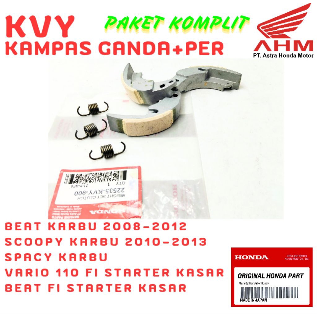 KVY ORIGINAL KAMPAS GANDA HONDA SPACY KARBU, KAMPAS GANDA HONDA BEAT KARBU, KAMPAS GANDA HONDA SCOOP