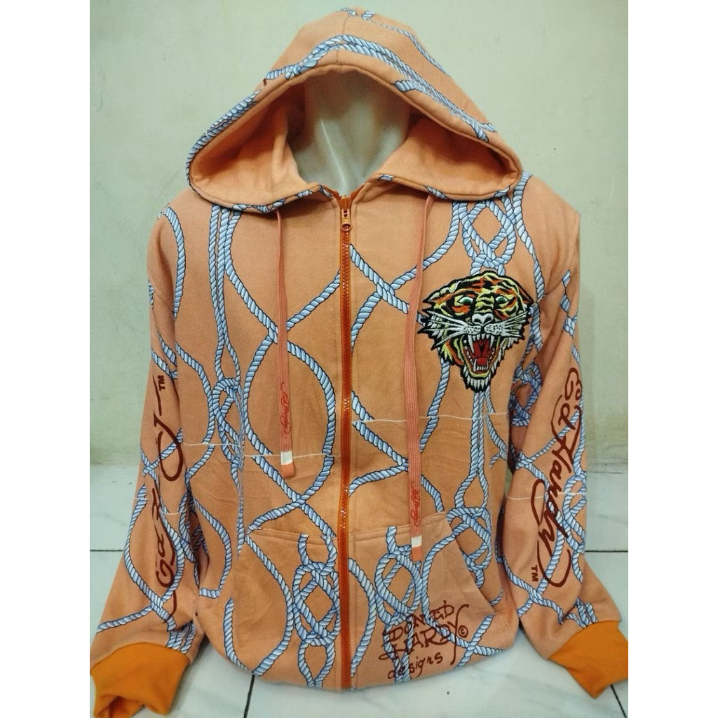hoodie ed hardy full print full bordir