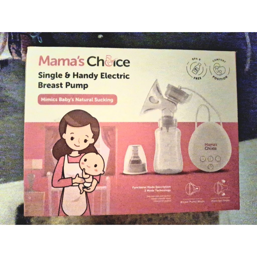 Mama Choice Mama's Choice Single & Handy Electric Breast Pump Pompa Asi Elektrik