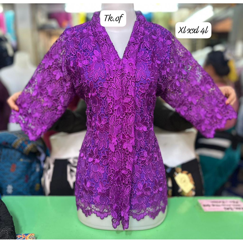 Atasan Brokat/ baju brokat hoki/ baju pesta