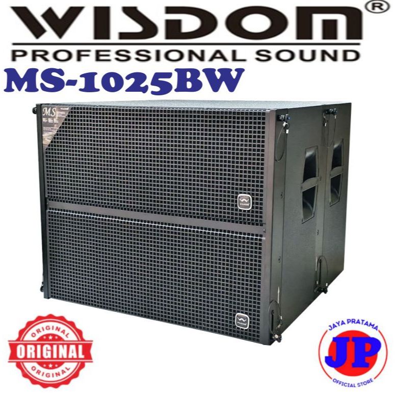 Sub Wisdom MS1025BW   Dual 15-inch Subwoofer Pasif Wisdom MS-1025BW