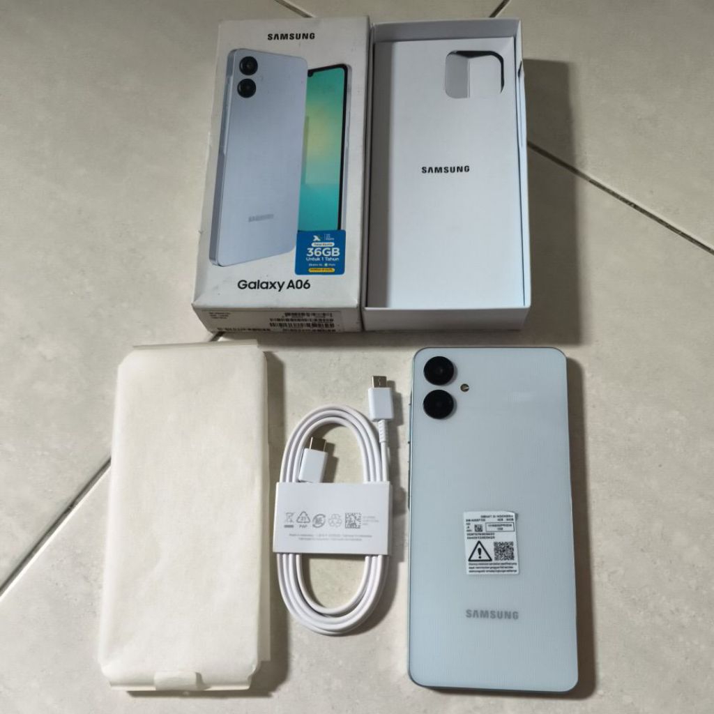 samsung a06 4/64 light green sein