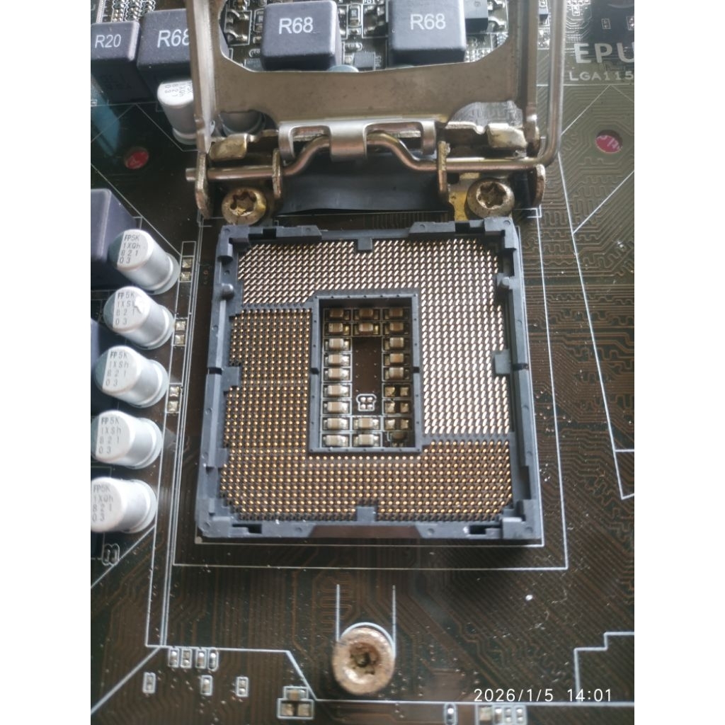 Motherboard H61 asus Kondisi mati