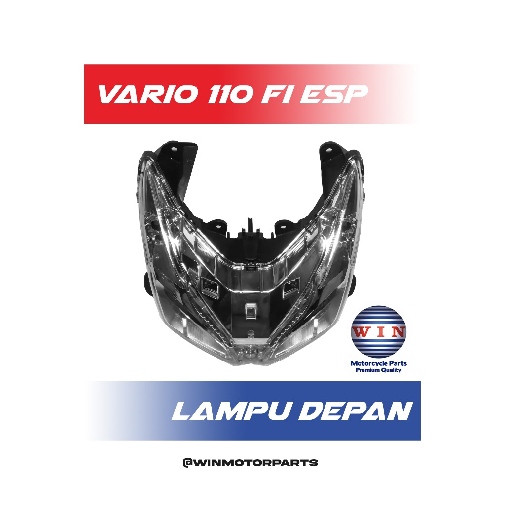 WIN Lampu Depan + LED Socket 3 Honda Vario 110 ESP 2015