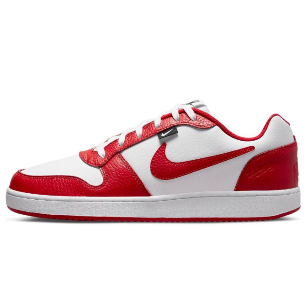 SEPATU CASUAL N I K E SNEAKERS EBERNON LOW PRM WHITE RED ORIGINAL BIG SIZE 47