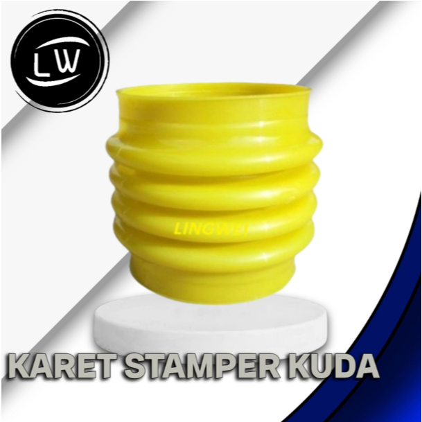 KARET SPIRAL BELLOW STAMPER KUDA / BELLOW KARET STAMPER KUDA