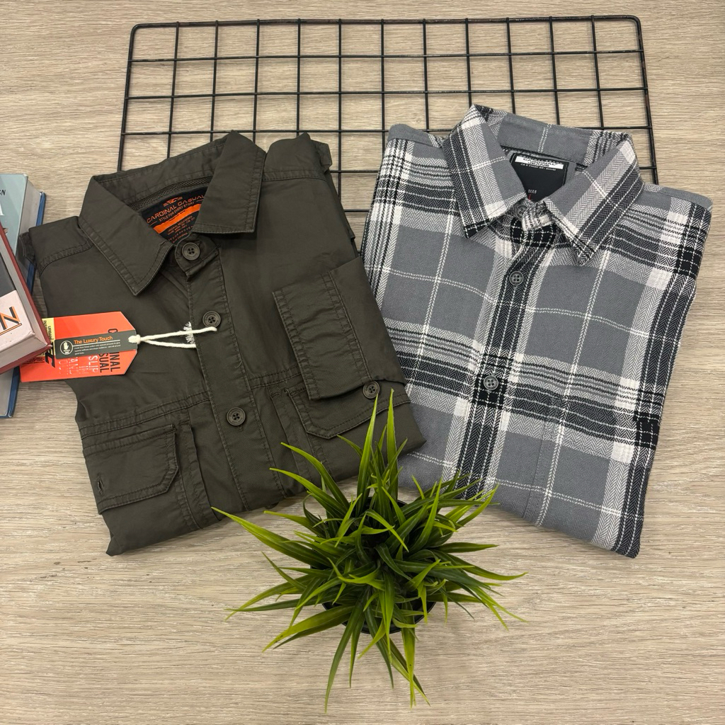 kemeja cardinal panjang pria original