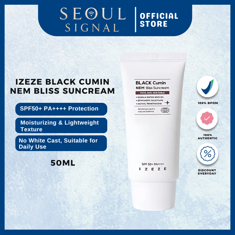 IZEZE Black Cumin NEM Bliss Sun Cream 50ml / SPF 50+ PA++++