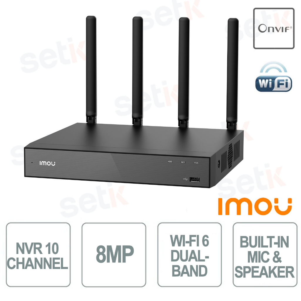 Imou NVR Recorder Wireless 8 / 10 / 18 Chanel Garansi Resmi