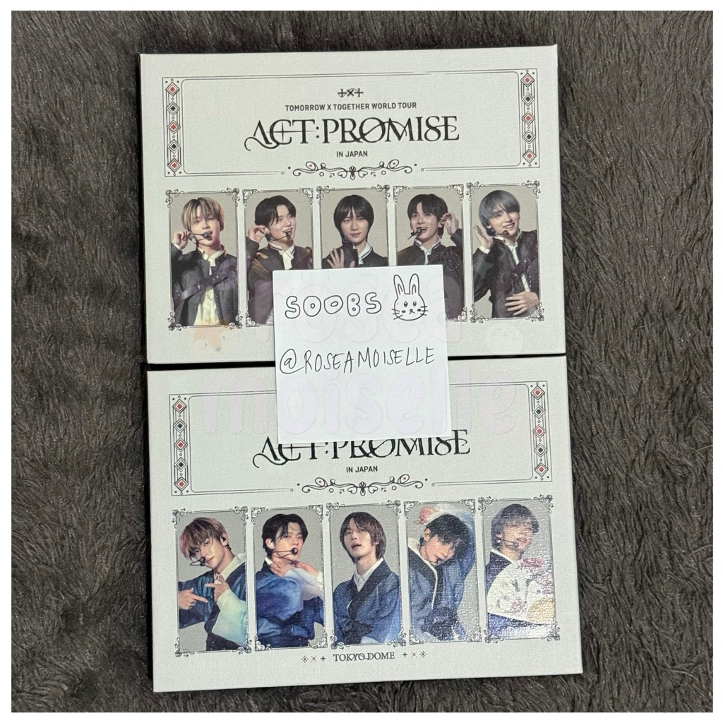 txt world tour act promise in japan digicode bluray dvd - yeonjun soobin beomgyu taehyun hueningkai