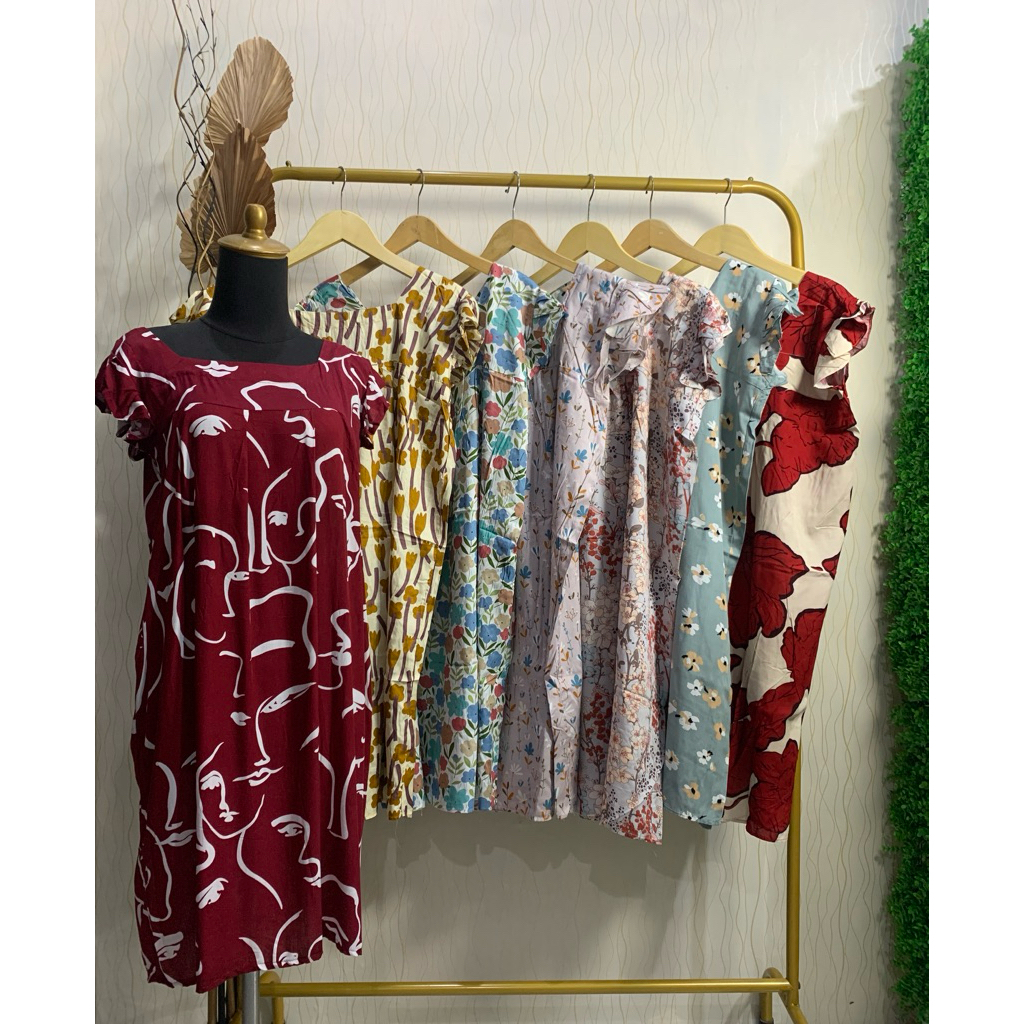 Daster Yukensi Kekinian//Daster motif kekinian//Daster Rayon Premium