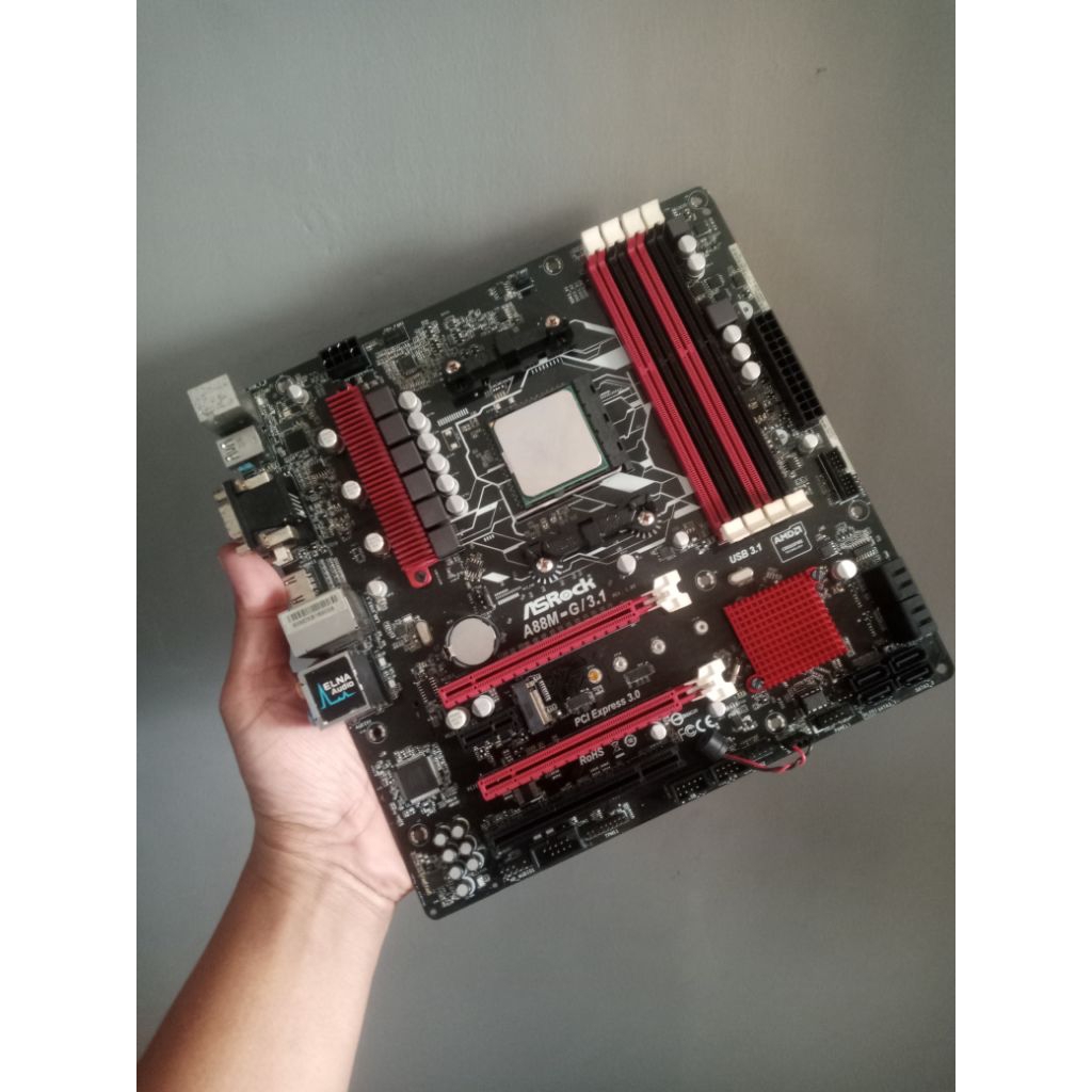 Motherboard ASRock A88M No display