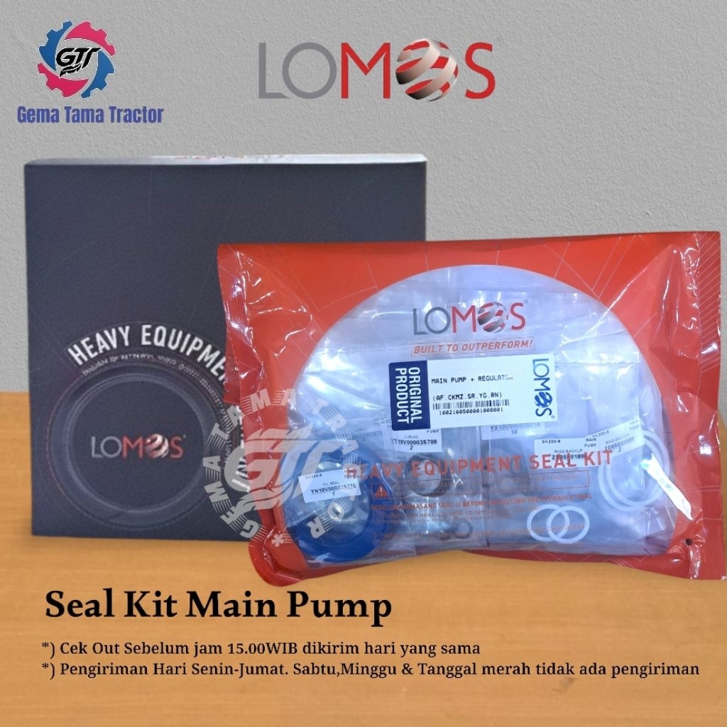 LOMOS - Seal kit Main Pump EX200-5 / Seal pompa Hidrolik Excavator Hitachi Fullset