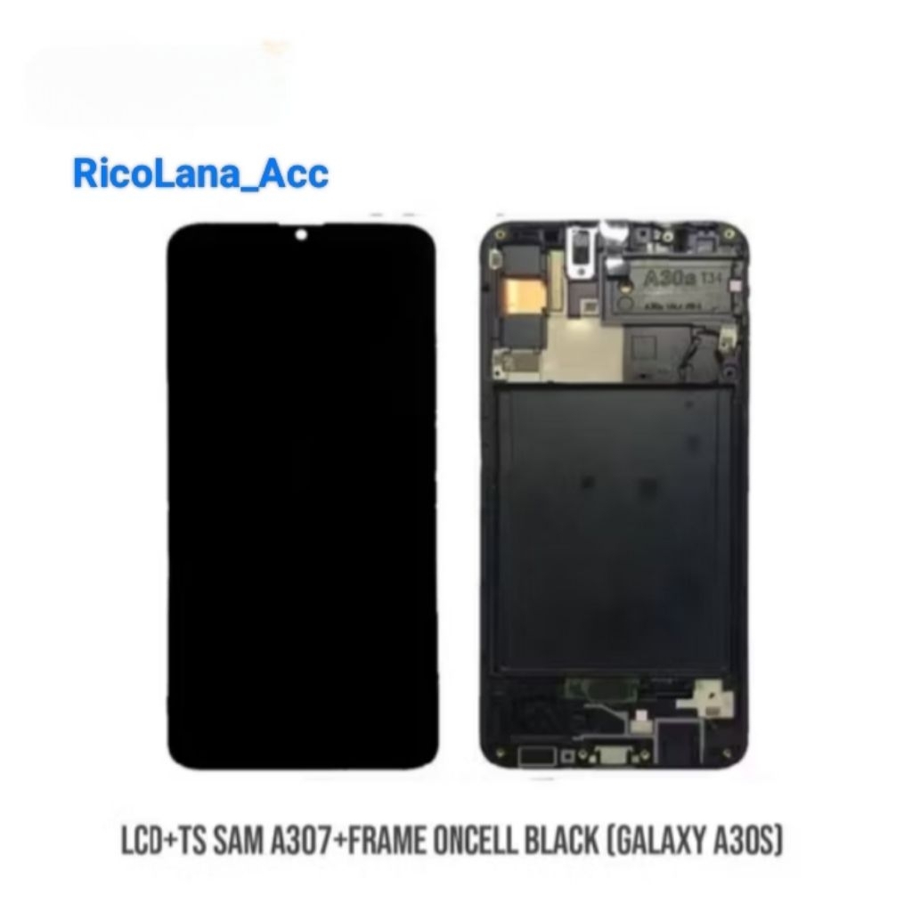 LCD+TS OLED SAMSUNG A307 (GALAXY A30S) BLACK OLED