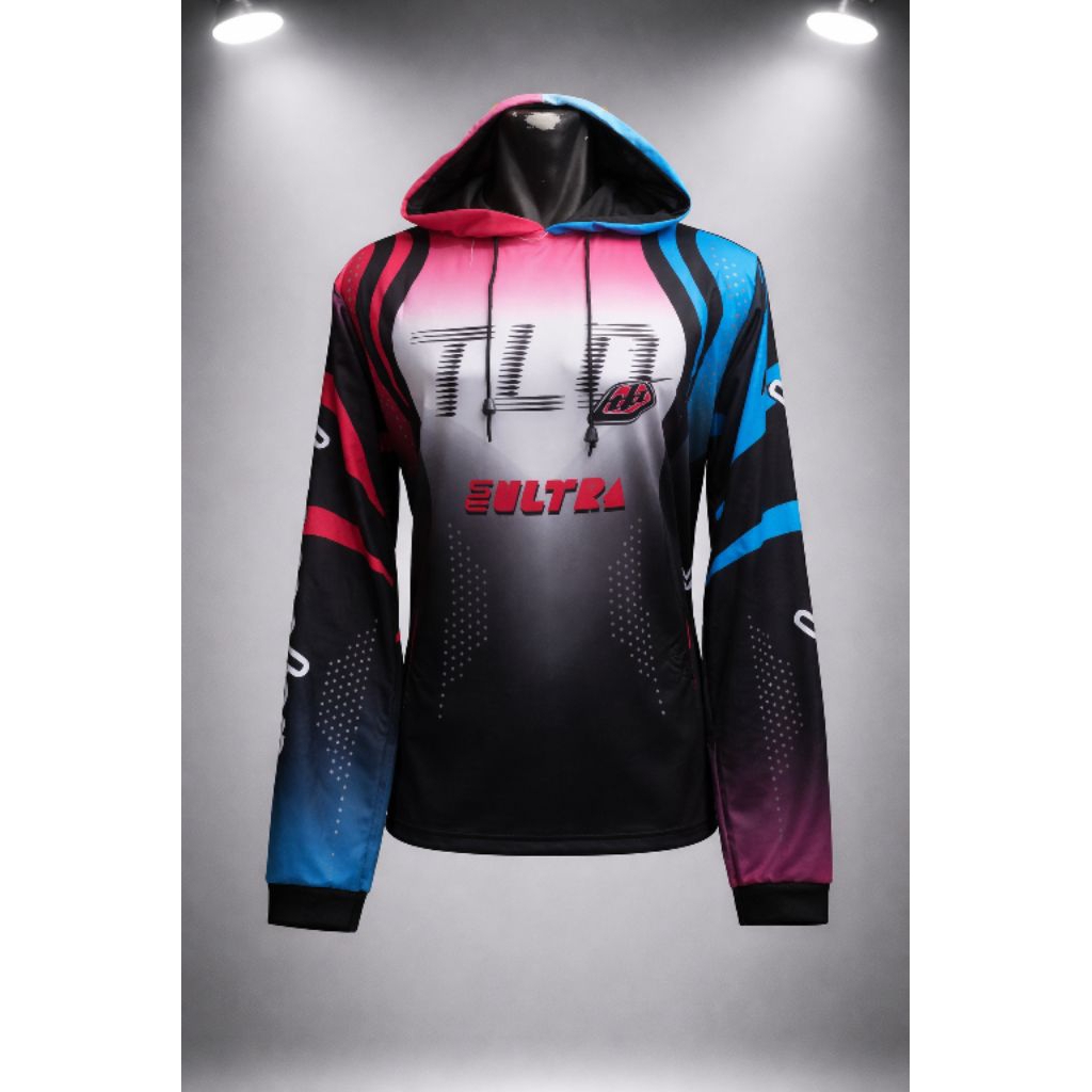 Jersey kaos motocross | Jersey kupluk motocross dewasa | trail lengan panjang