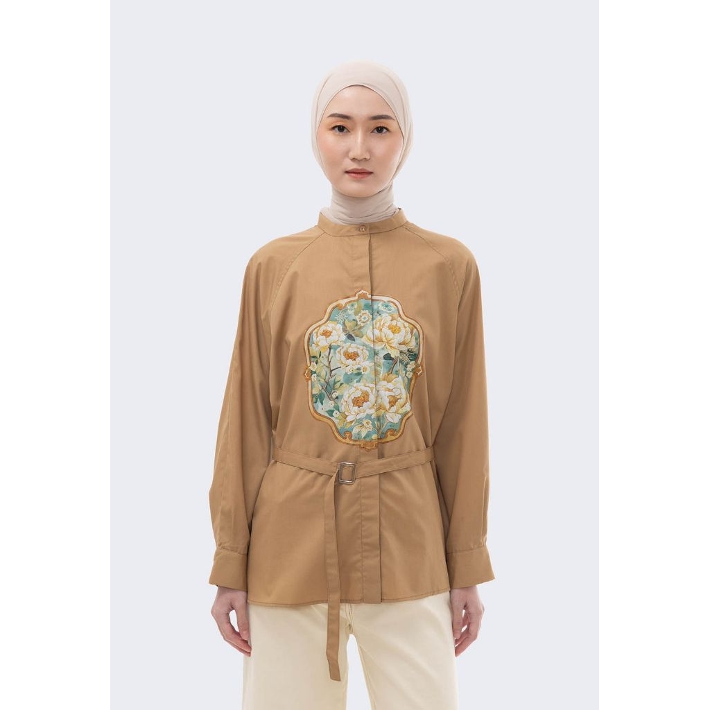 SALE NEW Ria Miranda Monogram Leana Sweatshirt Naria Shirt Melline Zaan Dress RM