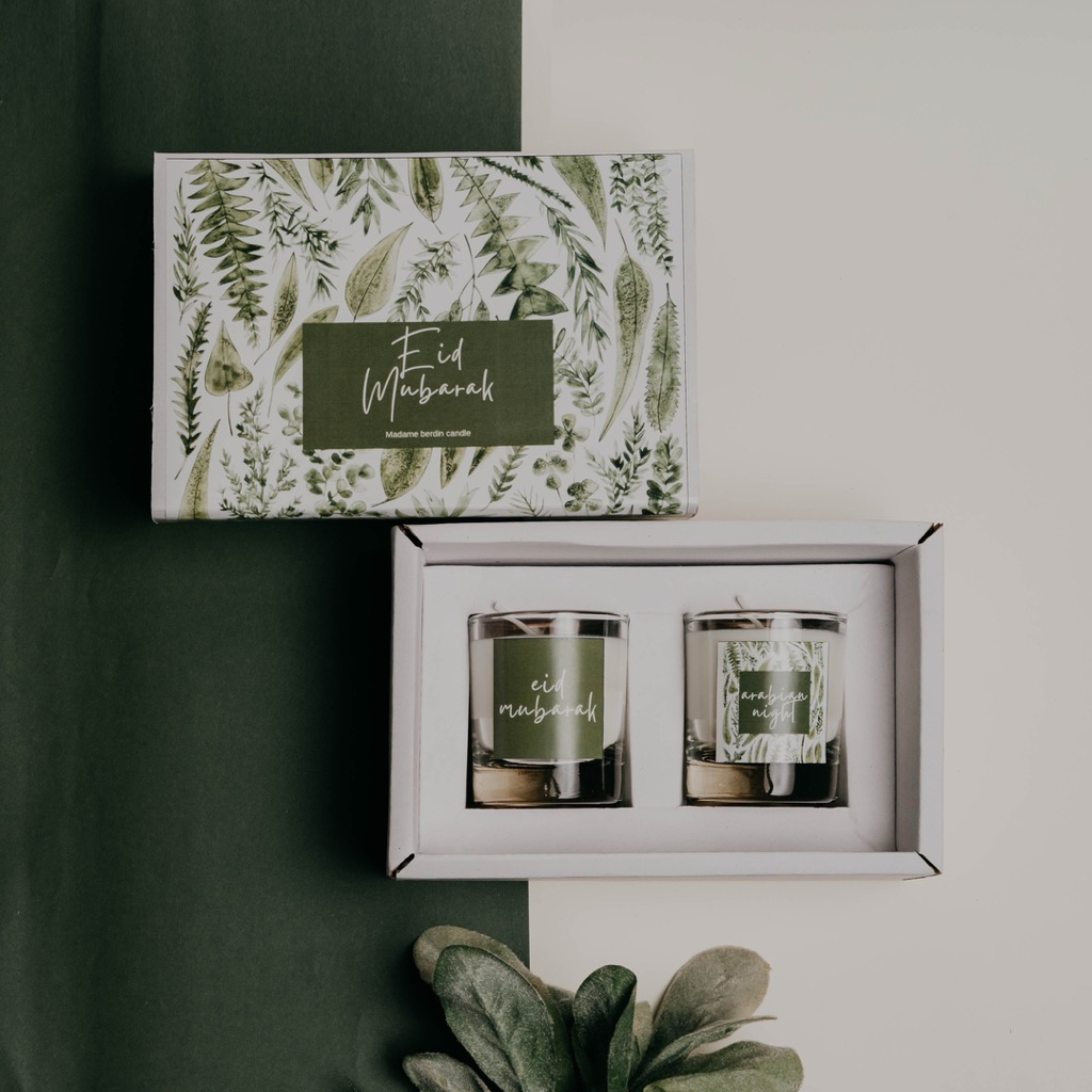 Hampers Lebaran Idul Fitri Scented Candle Gift Box - Parcel Ramadan Lilin Aromaterapi Aesthetic Kado