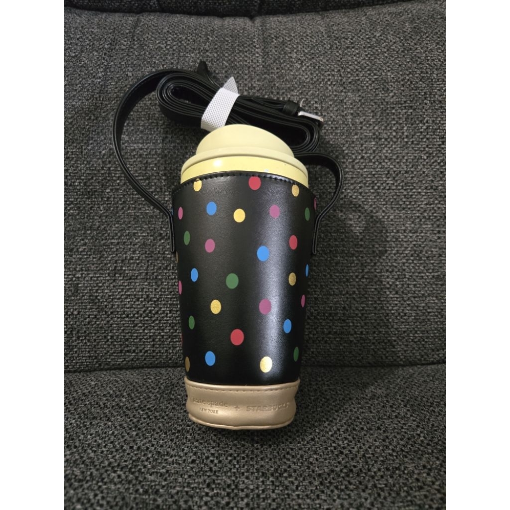 Kate Spade x Starb Polkadot Crossbody Tumbler bag