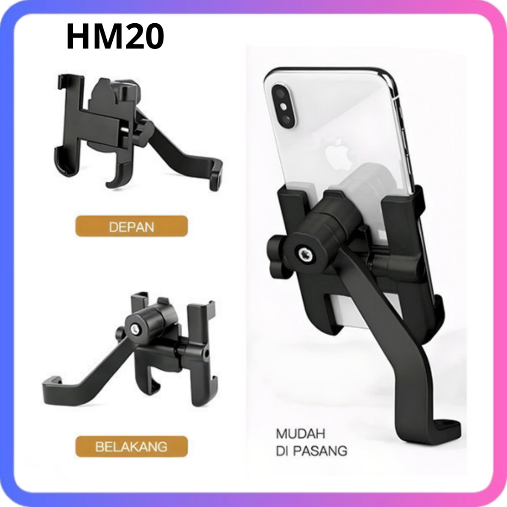 PHONE HOLDER HP SPION MOTOR MOTOR HOLDER HP BESI + ALUMINIUM UNIVERSAL