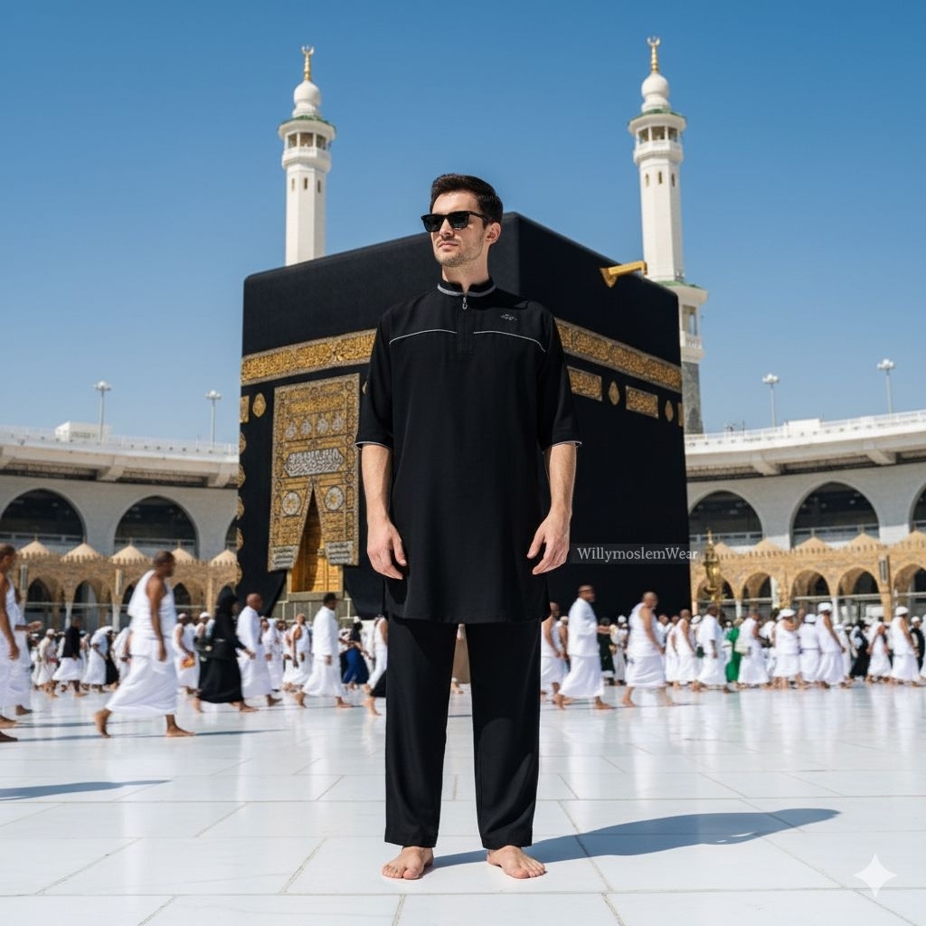Koko setelan pria model list simple - gamis pakistan laki laki dewasa - kurta setelan baju dan celan