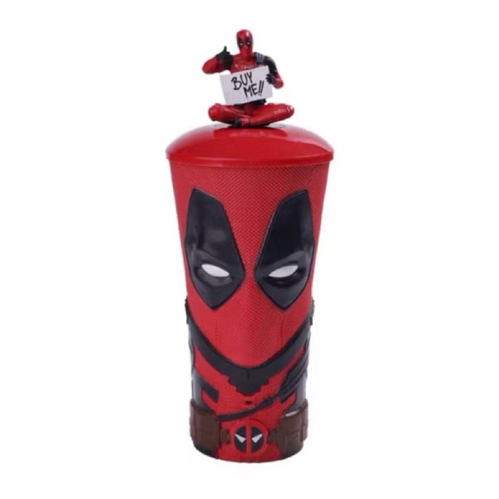 Merchandise XXI Café Collectible Cup + Topper Deadpool & Captain America