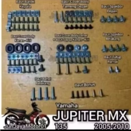 Baut Jupiter Mx 135 Old Full set / Full Body Jupiter Mx