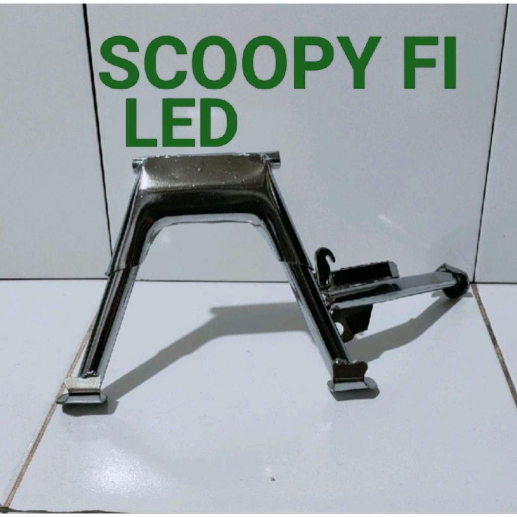 STANDAR TENGAH / STANDAR 2 CHROME SCOOPY FI LED
