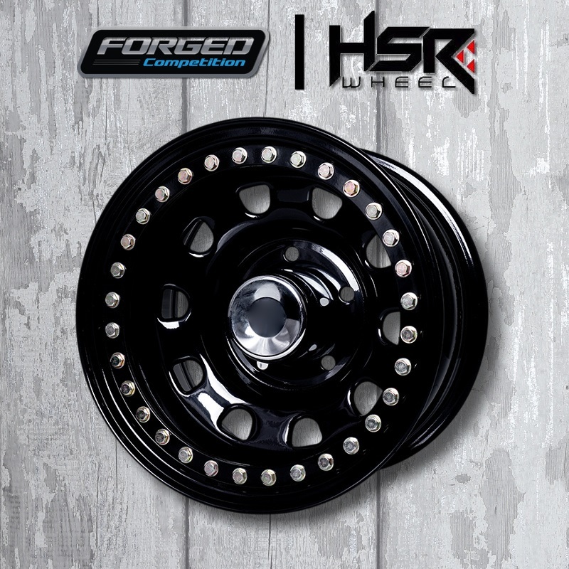 VELG HSR BEADLOCK MOKUPO R15 LUBANG 5X139,7 UNTUK TAFT JIMNY ESCUDO FEROZA KATANA
